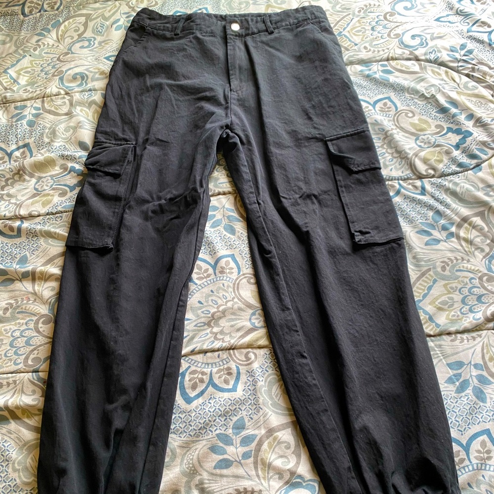 Black Cargo Pants